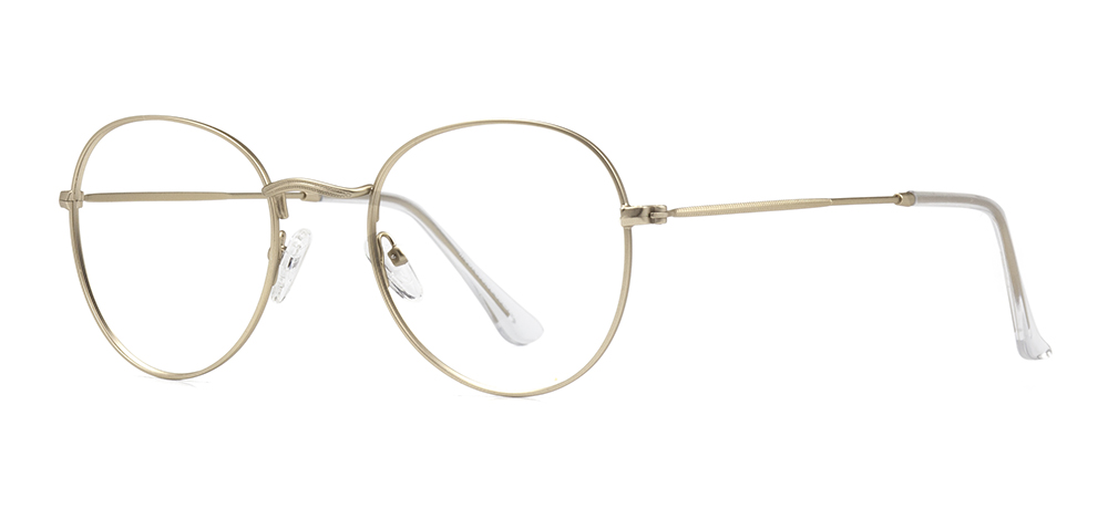 BENX Eyeglasses Teenage Man,Woman,Unisex Oval Full-Rimmed Metal Unfiltered BXMTL 7809.50-C.M03